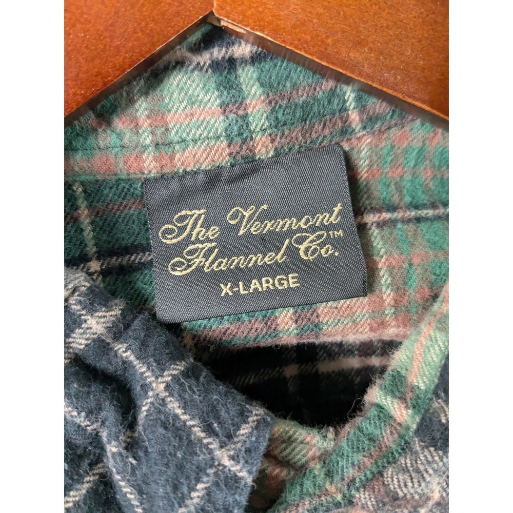 The Vermont Flannel Co Shirt Mens XL Multicolor Plaid Long Sleeve Button Up READ - Picture 8 of 12
